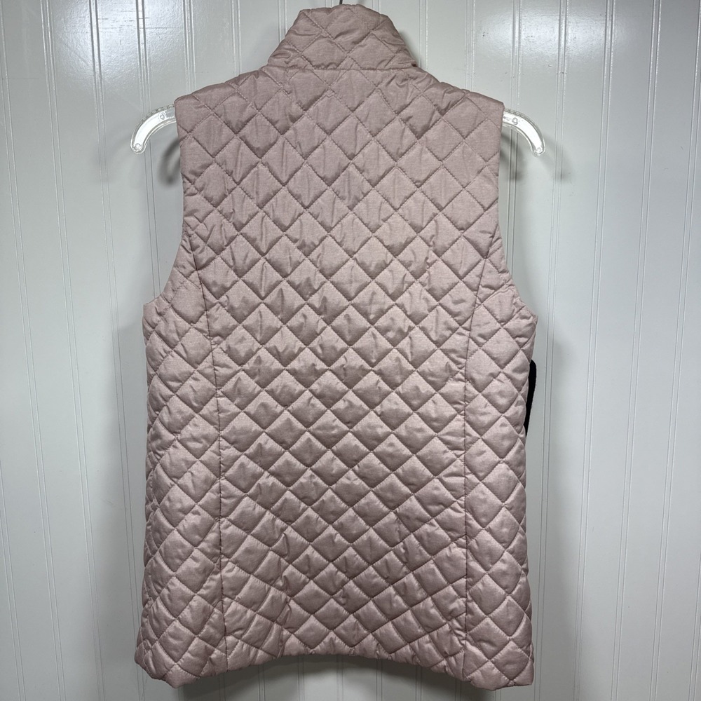 Banana Republic Womens Blush Pink Lightweight Full Zip Quilted Puffer Vest Small - Picture 6 of 7